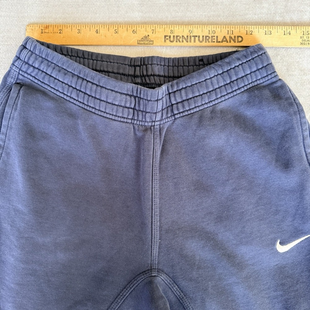 Nike Joggers Mens Small Navy Blue Sweatpants Swoosh Logo Athletic Pants - Picture 2 of 6
